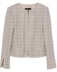 Emporio Armani - スパンコール ツイードジャケット - Lyst