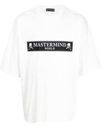 MASTERMIND WORLD - Boxed Logo-print Skull T-shirt - Lyst