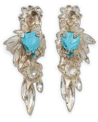 Ermanno Scervino - Crystal-Embellished Drop Earrings - Lyst