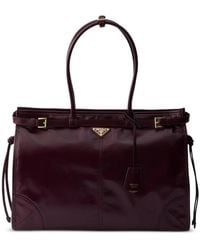 Prada - Bonnie Extra-Large Leather Bag - Lyst