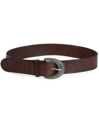 Woolrich - Distressed-Effect Leather Belt - Lyst
