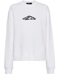 DSquared² - Icon Cotton Sweatshirt - Lyst