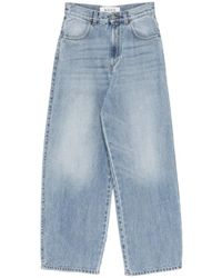 Rohe - Faded-Effect Wide-Leg Jeans - Lyst