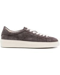 Eleventy - Suede Lace-Up Trainers - Lyst