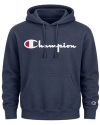 Champion - Reverse Weave Fleece Hoodie - Lyst