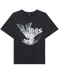 Stella McCartney - Wings Graphic-print Cotton T-shirt - Lyst