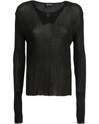 Tom Ford - Trui Met Ronde Hals - Lyst