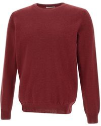 Kangra - Jersey de canalé con cuello redondo - Lyst