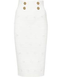 Pinko - | Gonna a coste | female | BIANCO | S - Lyst