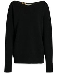 Alberta Ferretti - Embellished Boat-Neck Sweater - Lyst