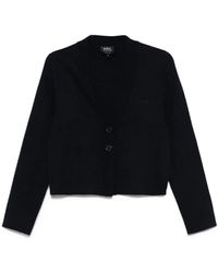 A.P.C. - Vest Met V-Hals - Lyst