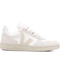 Veja - Weißer Pierre V-10 Basketball-Sneaker aus Wildleder und Netzstoff - Lyst