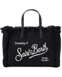 MC2 Saint Barth - Colette Bag With Ribbed Knit Design - Lyst