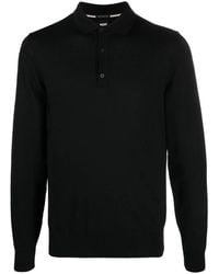 BOSS - Long-Sleeve Polo Shirt - Lyst