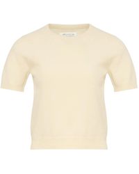 Maison Margiela - Fijngebreid T-Shirt - Lyst