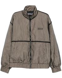 Versace Jeans Couture - Logo-Print Zip-Up Jacket - Lyst