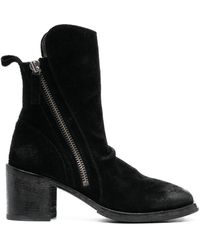 Moma - 70mm Burnished-effect Suede Ankle Boots - Lyst