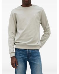 A.P.C. - Sudadera Con Logo Bordado - Lyst