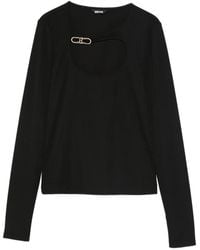 Just Cavalli - Cut-Out Detail Top - Lyst