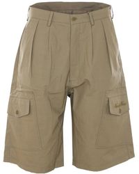 FAMILY FIRST - Short Cargo À Logo Brodé - Lyst