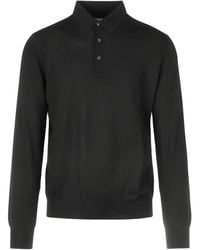 Gran Sasso - Long-Sleeve Polo Shirt - Lyst