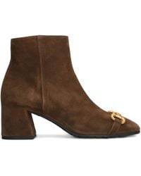 Mara Bini - Horsebit Stiefel mit Blockabsatz - Lyst