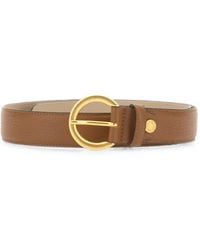 Gianni Chiarini - Ledergürtel Mit Logo-Gravur - Lyst