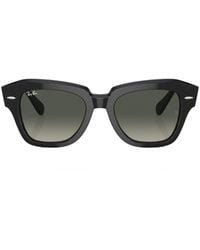Ray-Ban - State Street スクエアフレーム サングラス - Lyst