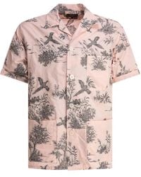 Beams Plus - Hemd mit Vogel-Print - Lyst