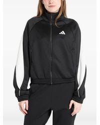 adidas - Stadium Logo-Print Zip-Up Sweatshirt - Lyst