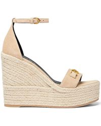 Versace - Medusa '95 120Mm Wedge Sandals - Lyst