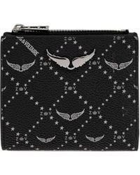 Zadig & Voltaire - Wings-Plaque Zip-Around Wallet - Lyst