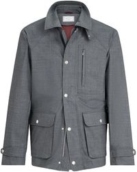 Brunello Cucinelli - Chaqueta De Lana - Lyst
