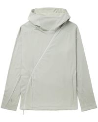 Post Archive Faction PAF - Two-way Zip Jersey Hoodie - Lyst