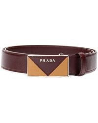 Prada - Buckle Belt - Lyst