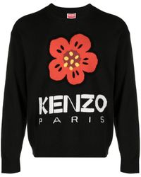 KENZO - 'boke Flower' Jumper In Merino Wool - Lyst