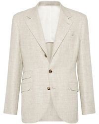 Brunello Cucinelli - Deconstructed Jacket For - Lyst