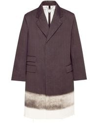 Maison Margiela - Trompe L'Oeil-Print Cotton Coat - Lyst