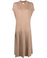 Lauren Manoogian - Fine-knit Pleated Dress - Lyst