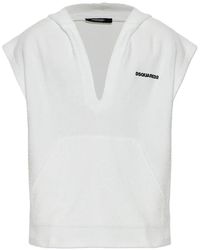 DSquared² - Hooded V-Neck Vest - Lyst