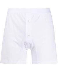 comme de garcon swim trunks