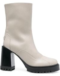 Furla - Climb Leather Ankle Boots - Lyst
