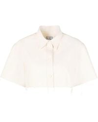 Heron Preston - Ex-Ray Canvas Cropped Shirt - Lyst