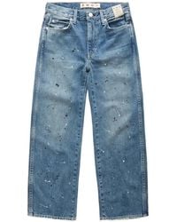 AMO - Billie Paint-Splatter Jeans - Lyst