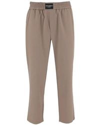 Just Cavalli - Logo-Patch Straight-Leg Trousers - Lyst