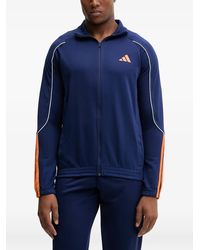adidas - Stadium Contrast-Piping Logo-Print Zip-Up Tracksuit - Lyst