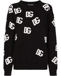 Dolce & Gabbana - Pull en cachemire à logo DG - Lyst