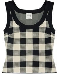 Posse - Top a cuadros gingham - Lyst