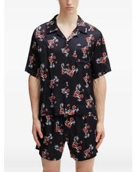 Rhude - Chemise En Soie À Fleurs - Lyst