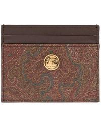Etro - Portacarte Con Stampa Paisley - Lyst